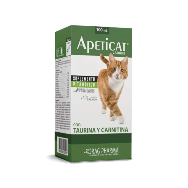 Frasco de Apeticat suplemento vitamínico para gatos