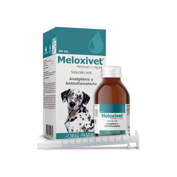 Frasco de Meloxivet 60 ml solución oral para perros