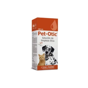 Frasco de Pet Otic solución ótica para perros y gatos