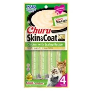 CHURU SKIN & COAT CHICKEN SCALLOP