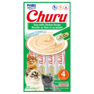 CHURU GATO SOBRE C/ 4 UN. ATUN Y POLLO