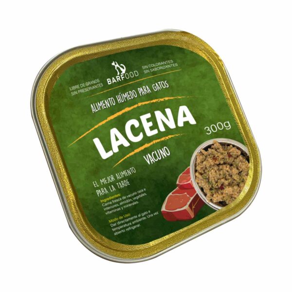 BARFOOD LACENA GATOS VACUNO