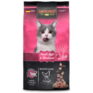 LEONARDO SACO 7.5KG ADULTO LIGHT Y ESTERILIZADO  AVE DE CORRAL