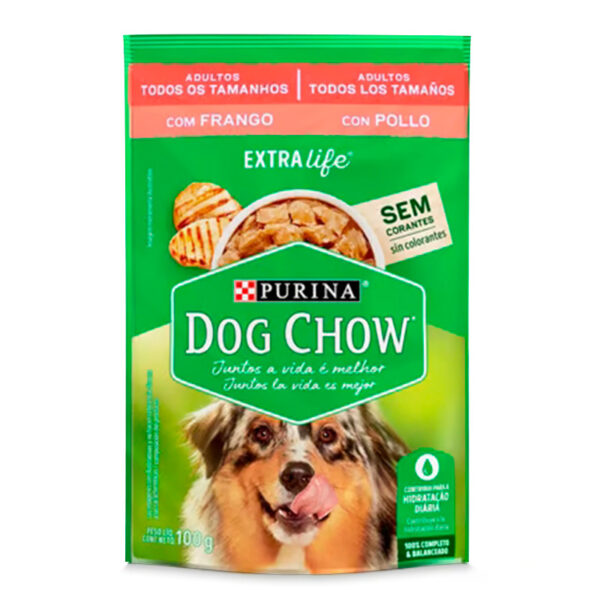 DOG CHOW SACHET POLLO ADULTO 100