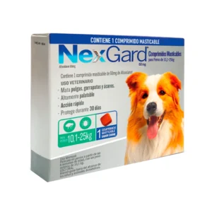 NEXGARD EXTERNO 1 COMPRIMIDO 10.1-25 KG.