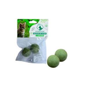 PELOTAS CATNIP 2 UNIDADES