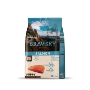 BRAVERY PUPPY SALMON 4KG