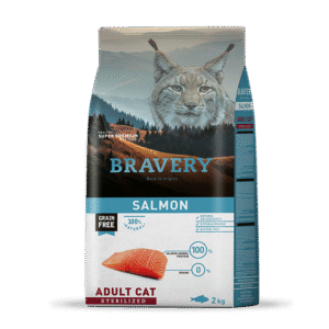 BRAVERY GATO ADULTO ESTERILIZADO SALMON 2KG