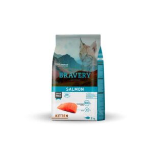 BRAVERY GATO KITTEN SALMON 2KG