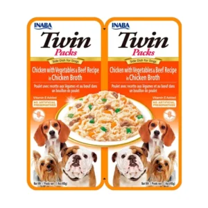 CHURU TWIN PERRO PACK POLLO CON VEGETALES