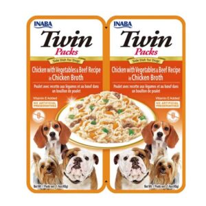 CHURU TWIN PACKS POLLO CON VEGETALES Y VACUNO