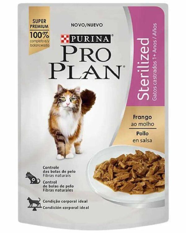PROPLAN SALSA CASTRADOS POLLO GATO 85GRS