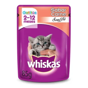 WHISKAS SOBRE GATITO CARNE 85GRS